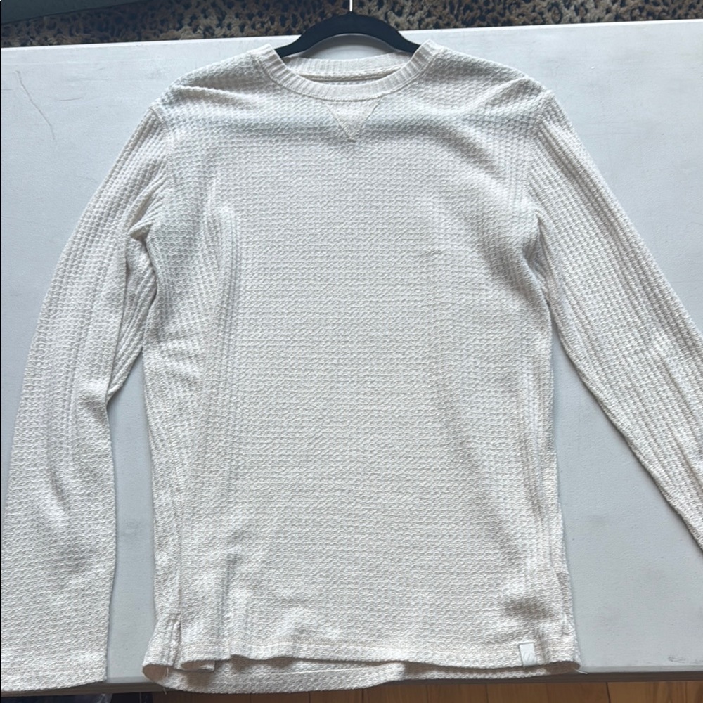 Men's Tan Textured Sweater